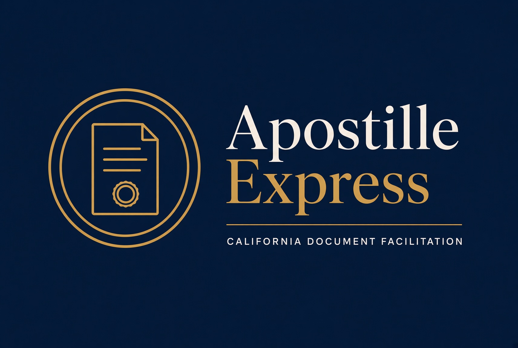 Apostille Express — California document facilitation